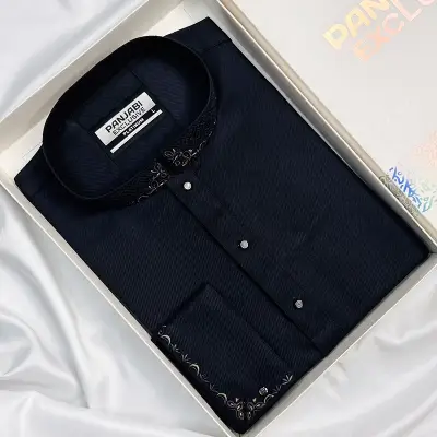 Premium Simple Embroidery Panjabi