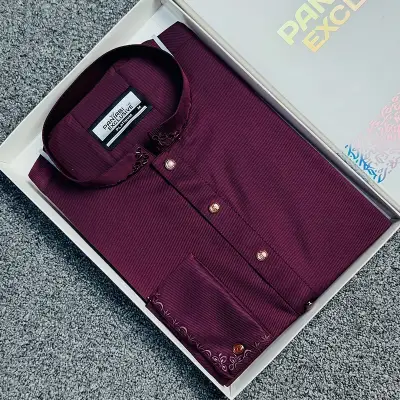 Premium Simple Embroidery Panjabi
