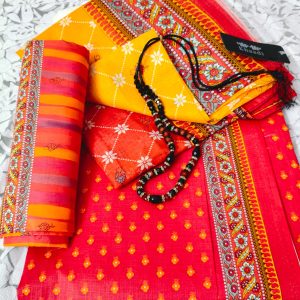 খাদি পিওর কোটা কটোন থ্রি-পিস